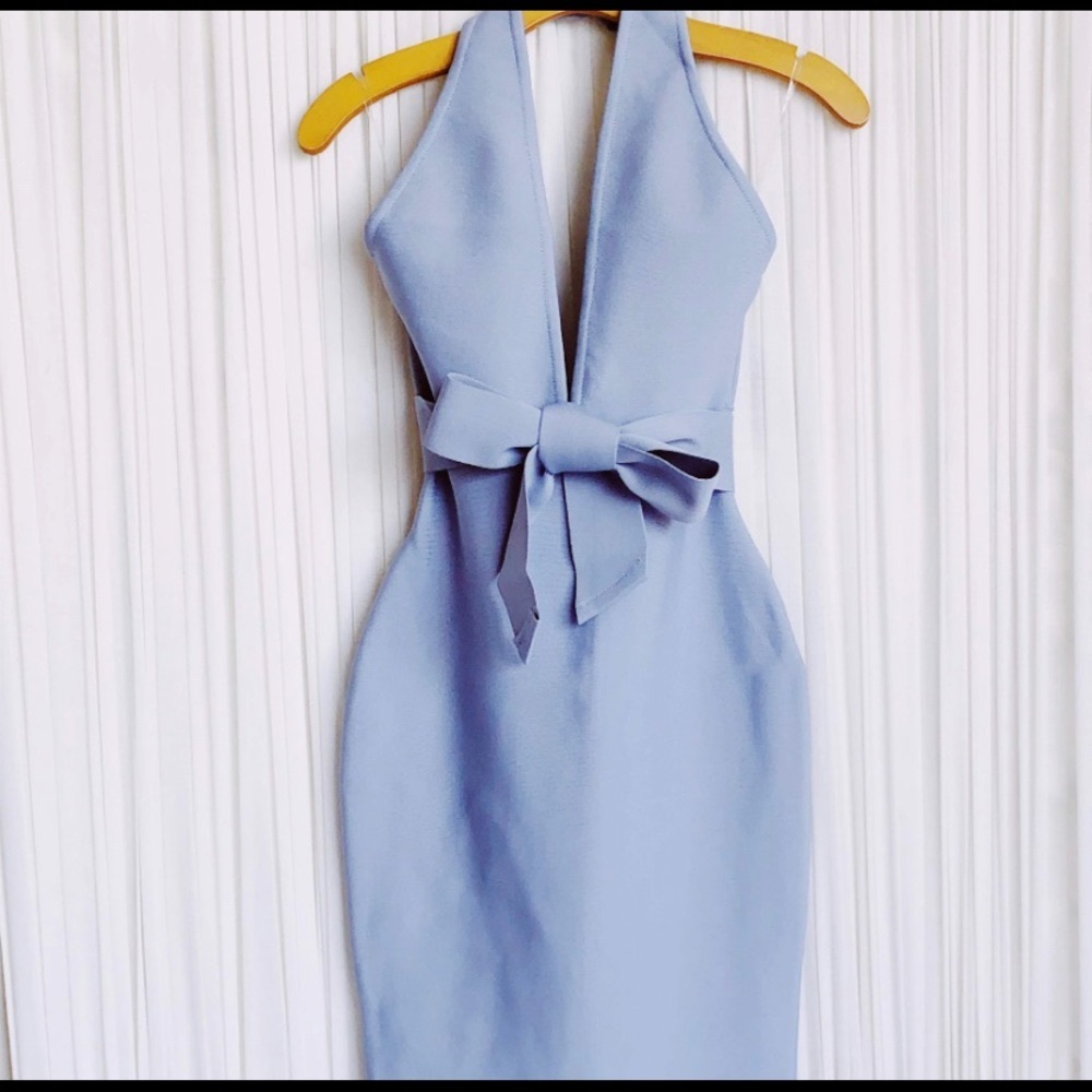 Bandage dress in baby blue. Multiple sizes S, M and L.